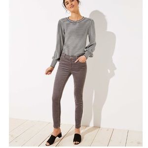 LOFT Skinny Corduroy Pants size 10 inseam 30”